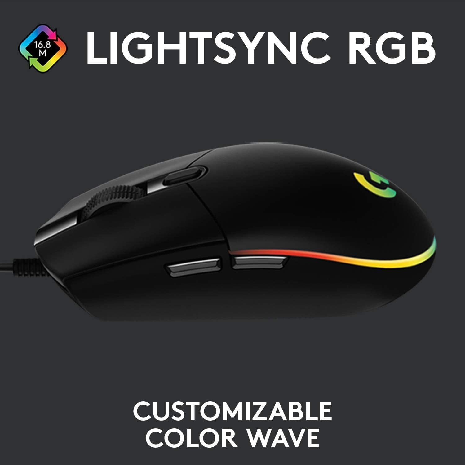 Logitech G102 LIGHTSYNC RGB Gaming Mouse 