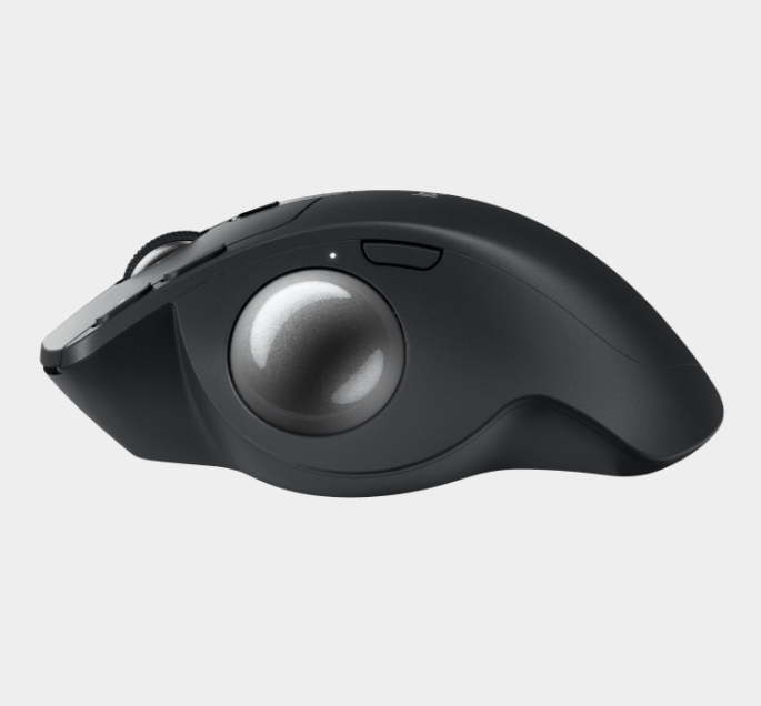 ماوس كرة التتبع اللاسلكي Logitech MX ERGO المتطور المريح والأداء - جرافيت (910-005179)