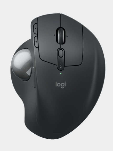 ماوس كرة التتبع اللاسلكي Logitech MX ERGO المتطور المريح والأداء - جرافيت     (910-005179)