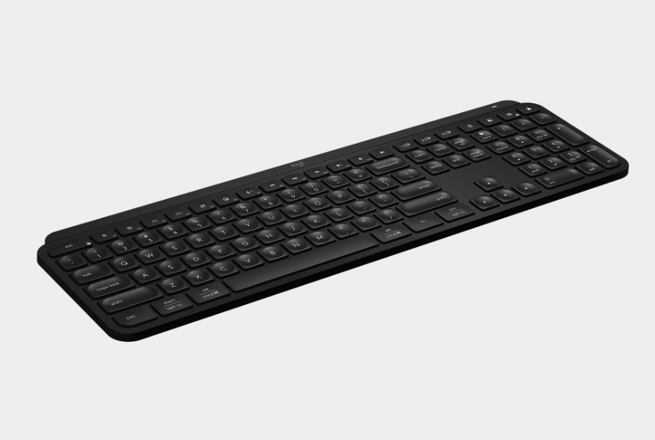 Logitech MX Keys S Advanced Illuminated Wireless & Bluetooth Keyboard (English Language Only) - Graphite Black
