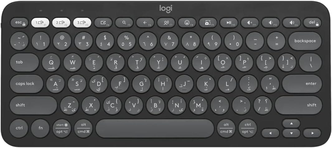 Logitech Pebble Keys 2 K380s Bluetooth keyboard -Tonal Graphite