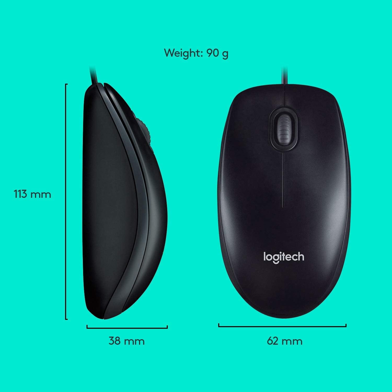 Logitech MK120 Keyboard And Mouse Combo -Black