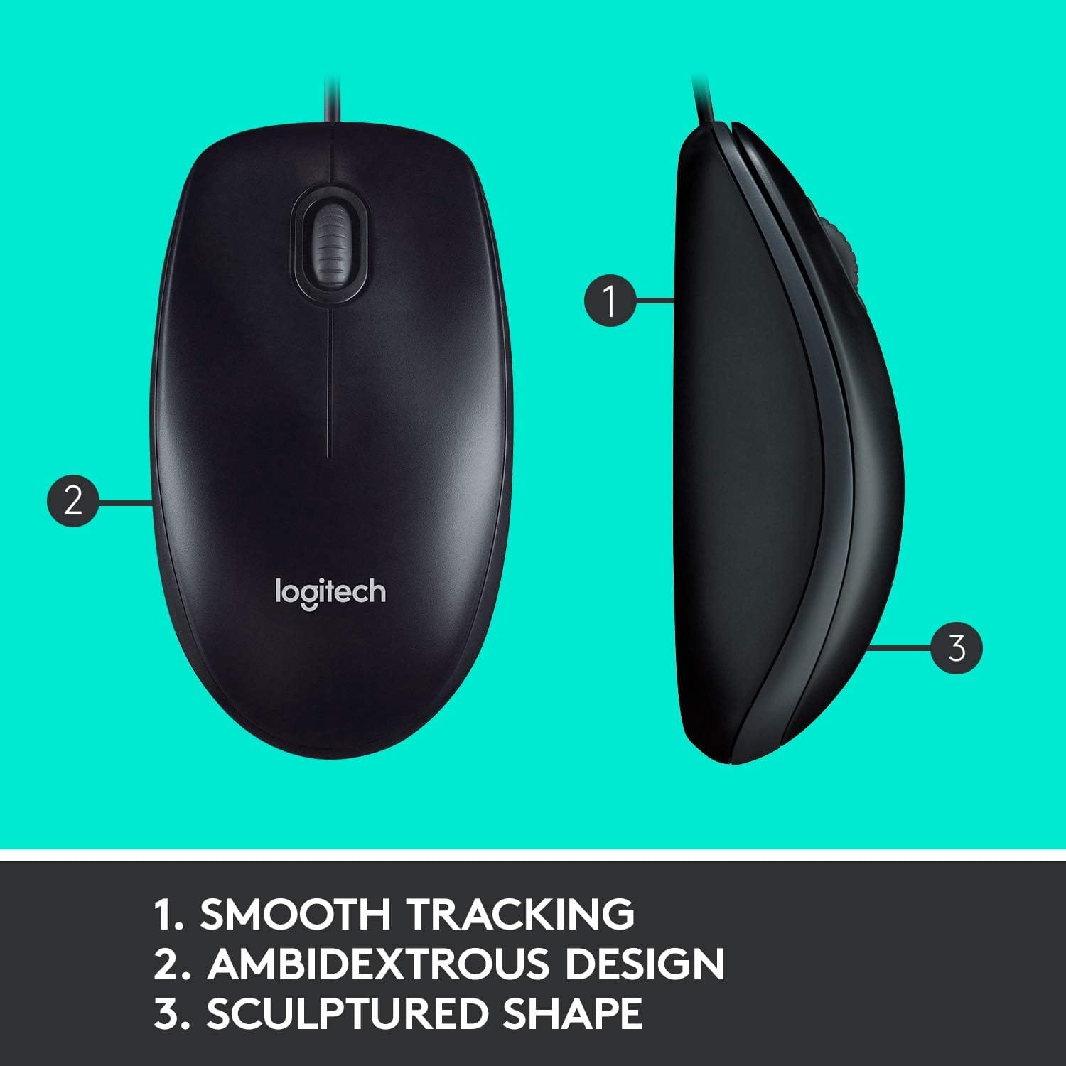 Logitech MK120 Keyboard And Mouse Combo -Black
