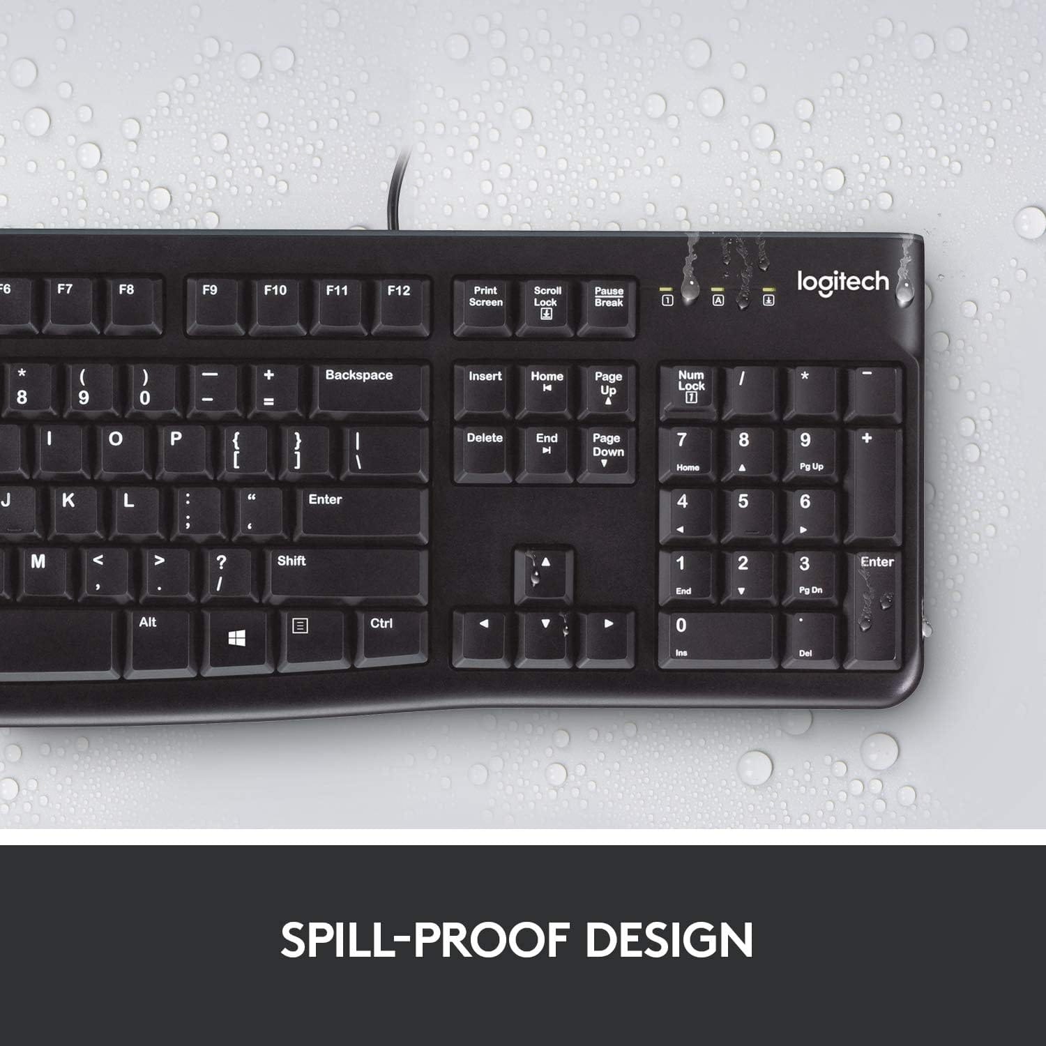 Logitech MK120 Keyboard And Mouse Combo -Black