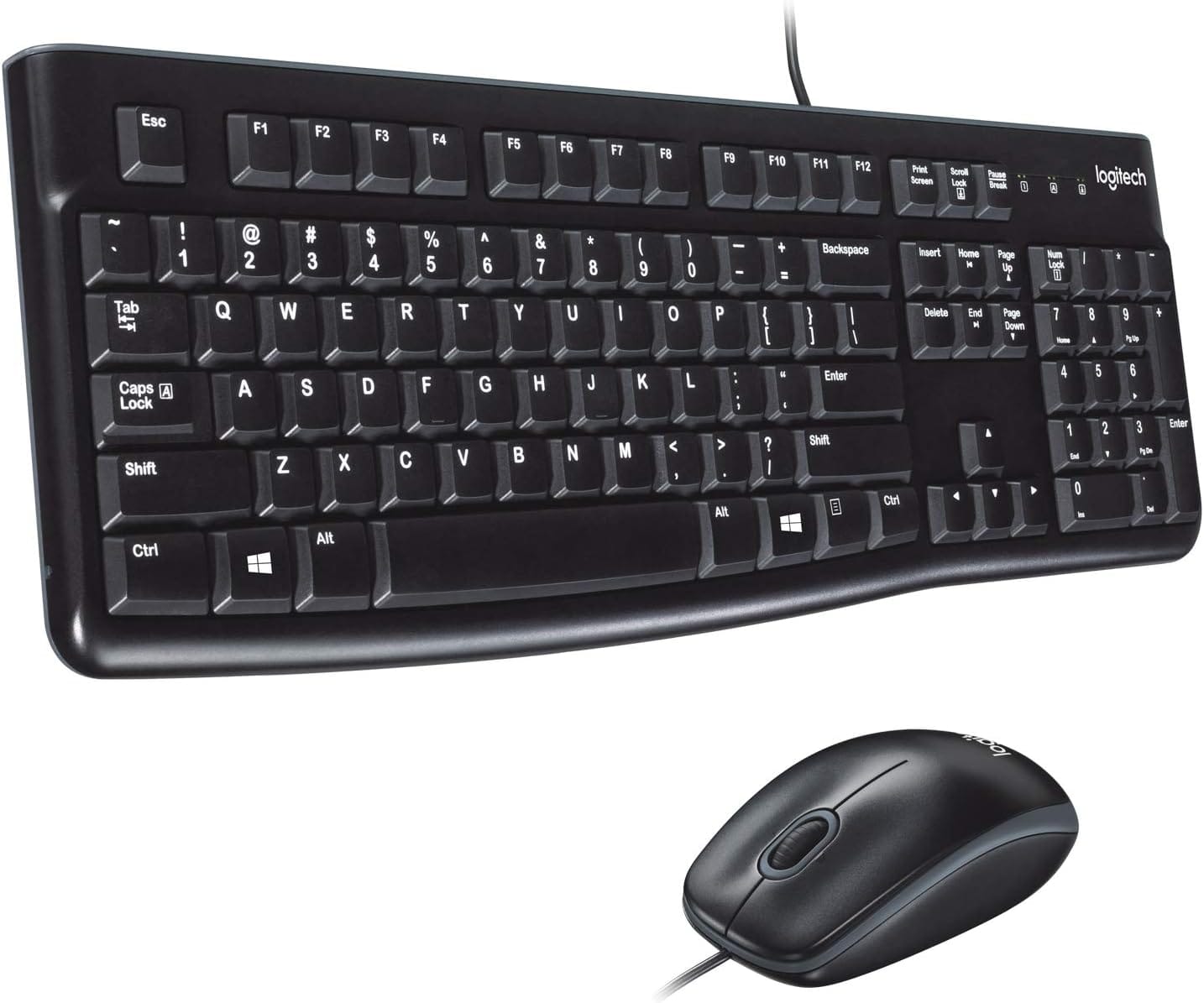 Logitech MK120 Keyboard And Mouse Combo -Black