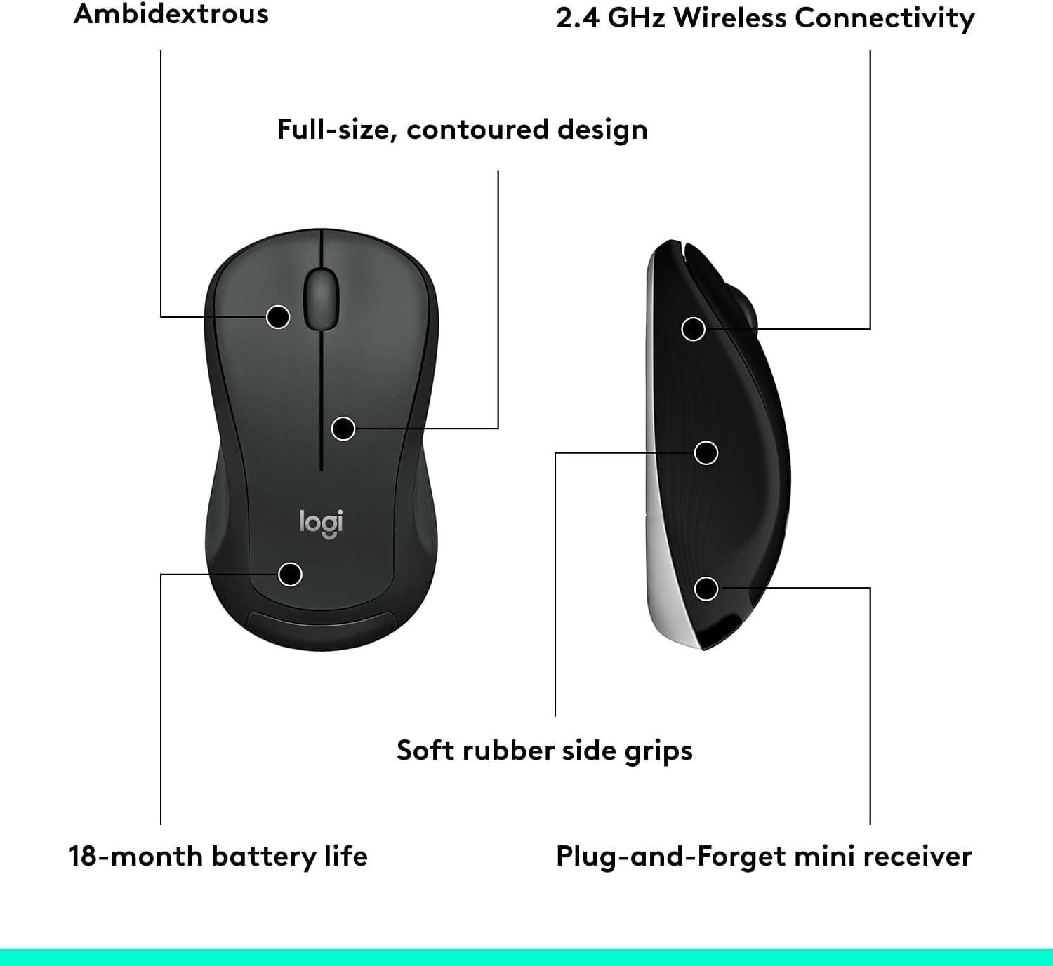 مجموعة لوحة المفاتيح والماوس اللاسلكية Logitech MK540 ADVANCED