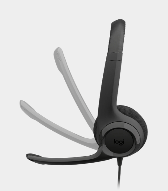Logitech H390 USB Computer Headset -Black   (981-000406)