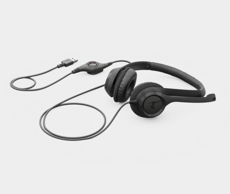Logitech H390 USB Computer Headset -Black   (981-000406)