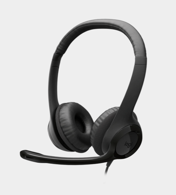 Logitech H390 USB Computer Headset -Black   (981-000406)