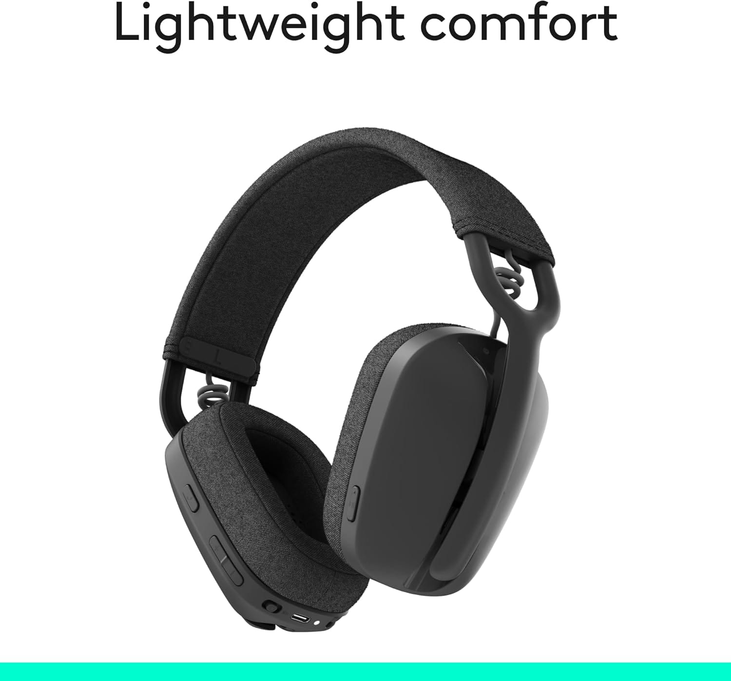 سماعات الرأس Logitech Zone Vibe 100 اللاسلكية خفيفة الوزن فوق الأذن (981-001213)