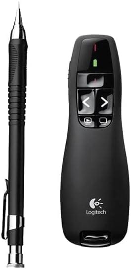 Logitech R400 Wireless Laser Presentation Remote -Black (910-001356)