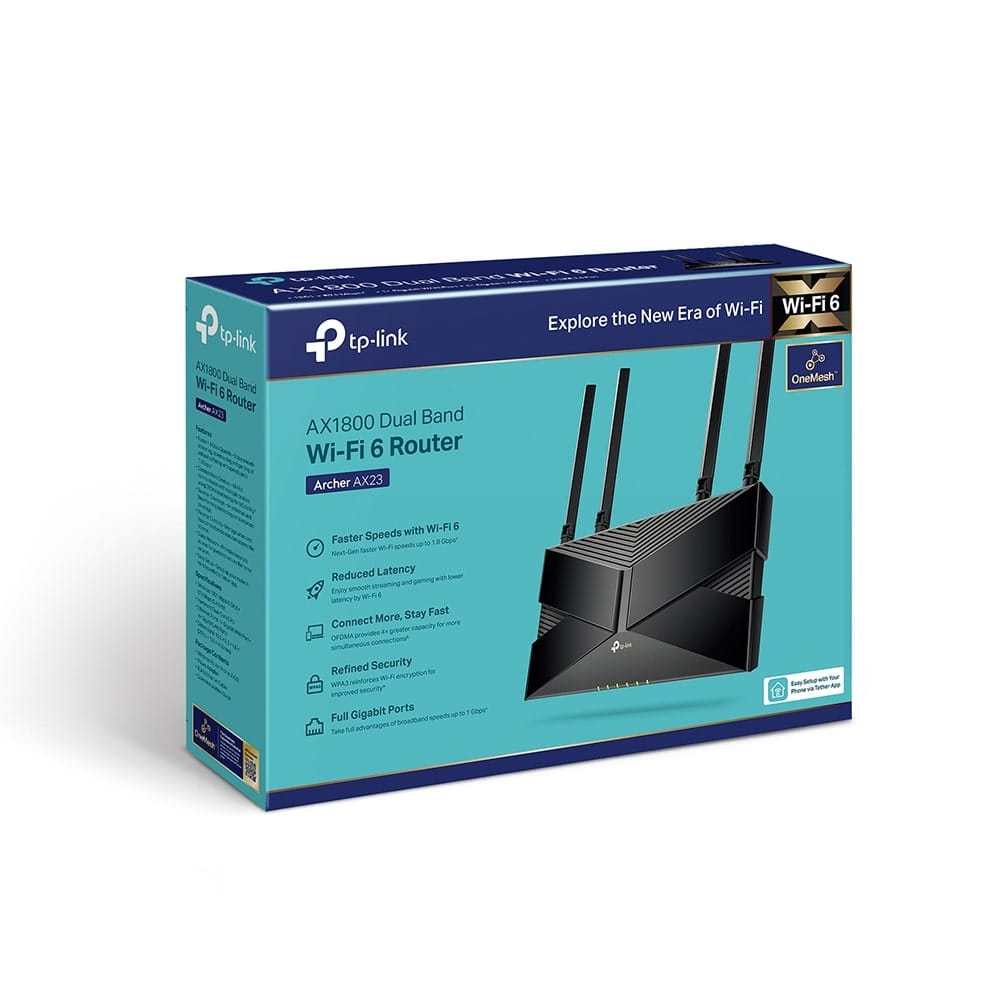 راوتر TP-Link Archer AX23 - AX1800 ثنائي النطاق Wi-Fi 6