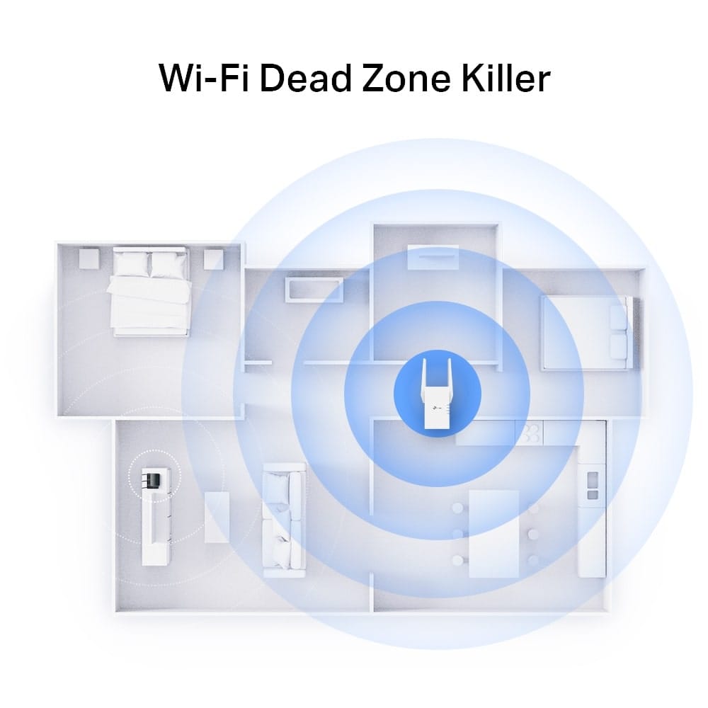 موسع نطاق شبكة Wi-Fi 6 من TP-Link RE705X - AX3000