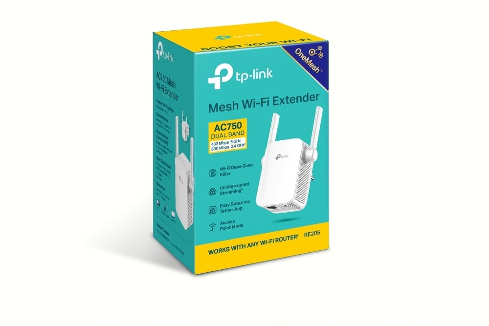 موسع نطاق واي فاي TP-Link RE205 - AC750
