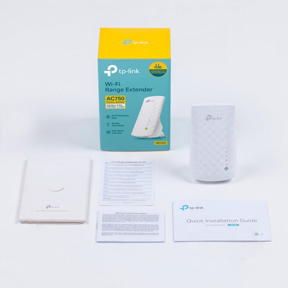 موسع نطاق واي فاي TP-Link RE200 - AC750
