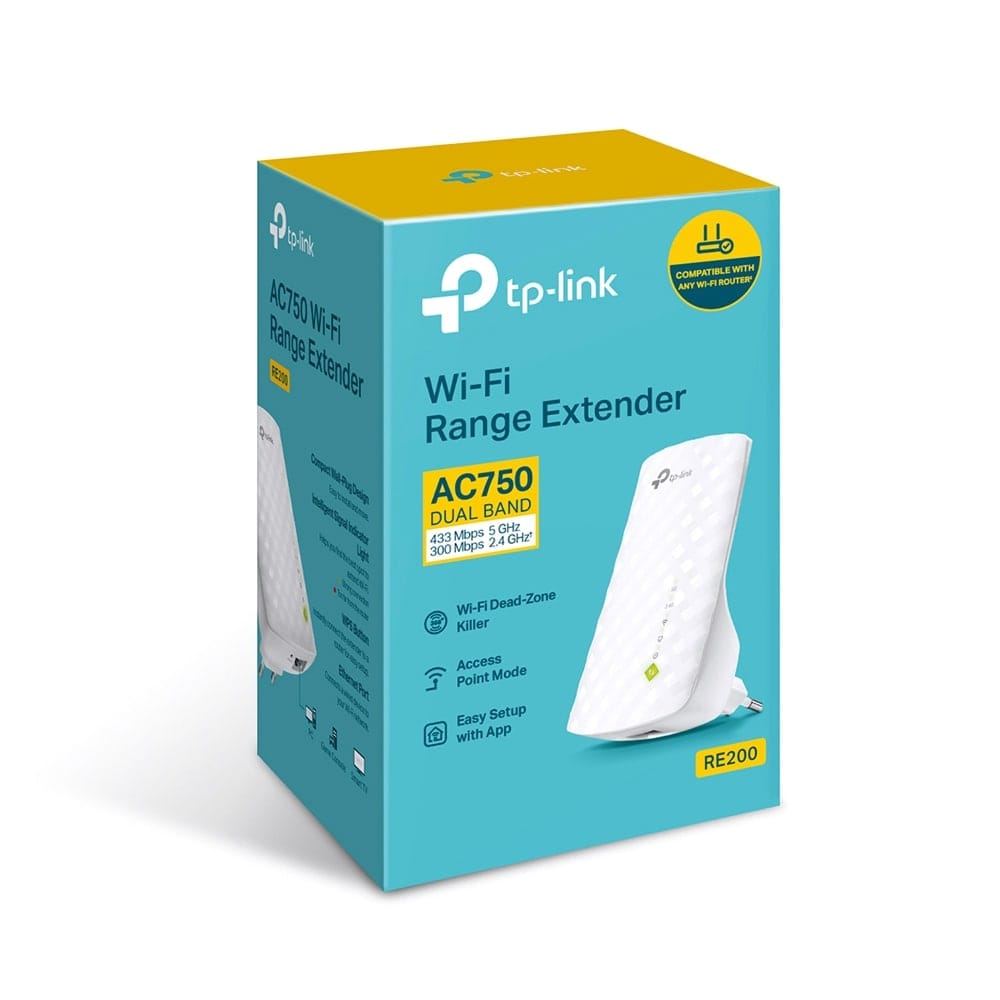موسع نطاق واي فاي TP-Link RE200 - AC750