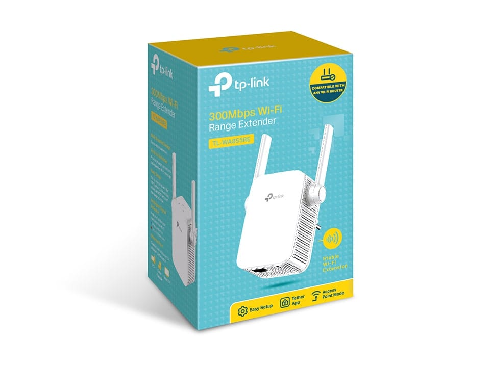 TP-Link TL-WA855RE - موسع نطاق واي فاي بسرعة 300 ميجابت في الثانية