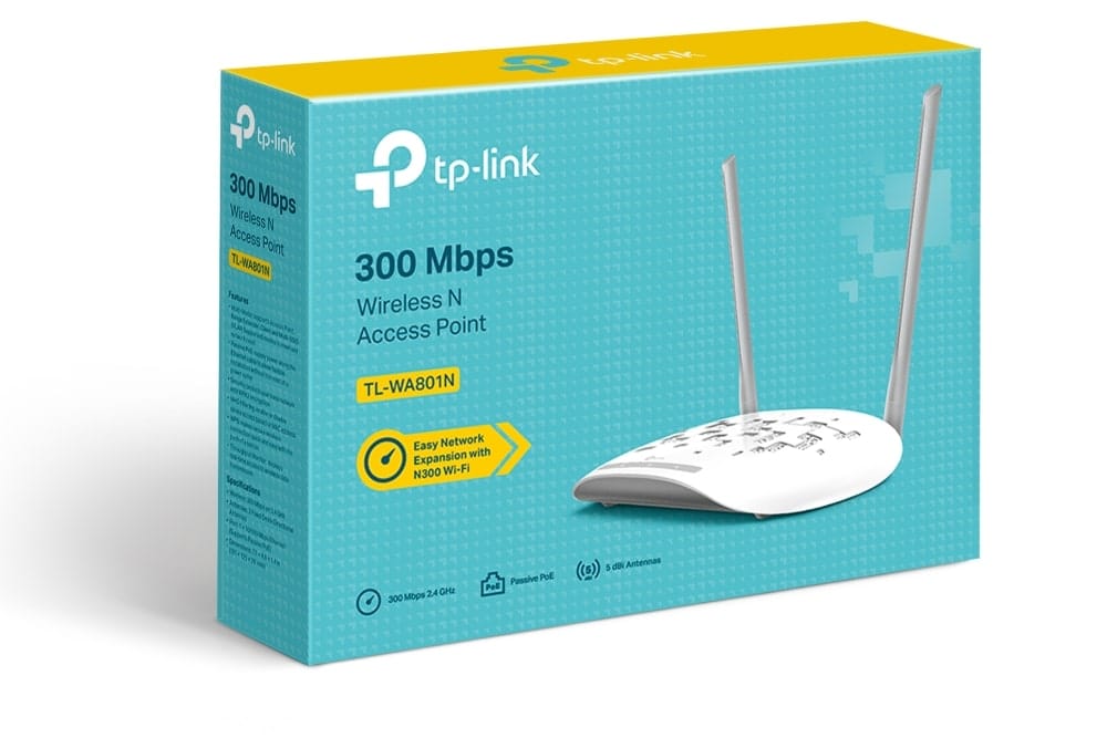 TP-Link TL-WA801N - نقطة وصول لاسلكية N بسرعة 300 ميجابت في الثانية