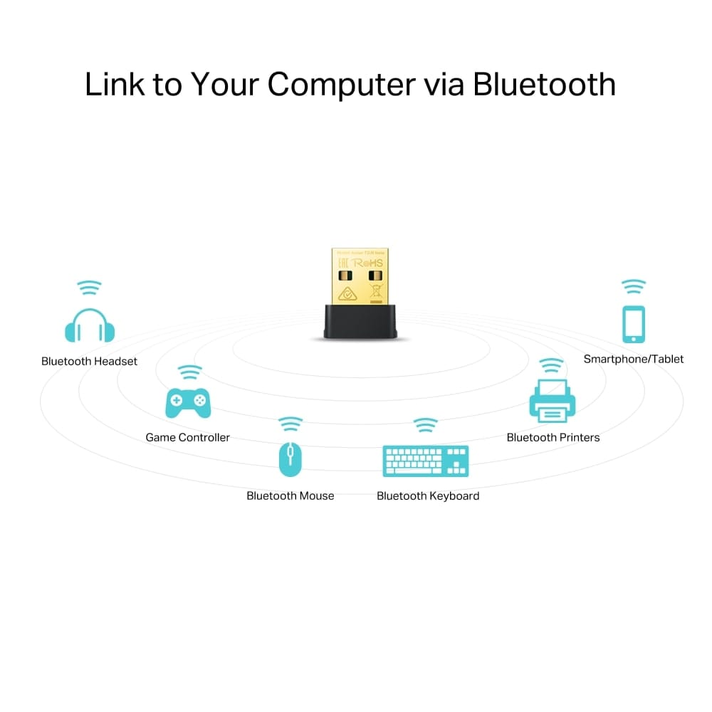 محول TP-Link Archer T2UB Nano - AC600 Nano Wi-Fi Bluetooth 4.2 USB