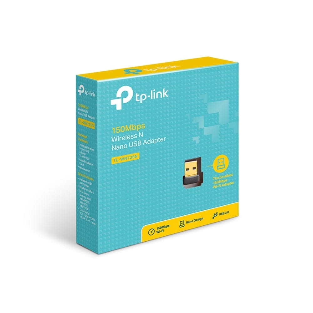 TP-Link TL-WN725N - محول USB لاسلكي N Nano بسرعة 150 ميجابت في الثانية