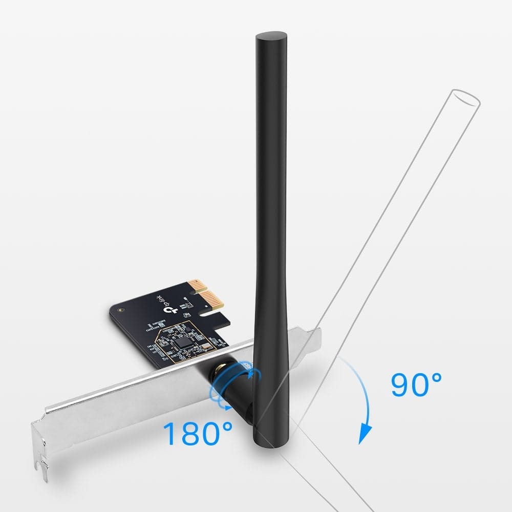 محول TP-Link Archer T2E - AC600 اللاسلكي ثنائي النطاق PCI Express