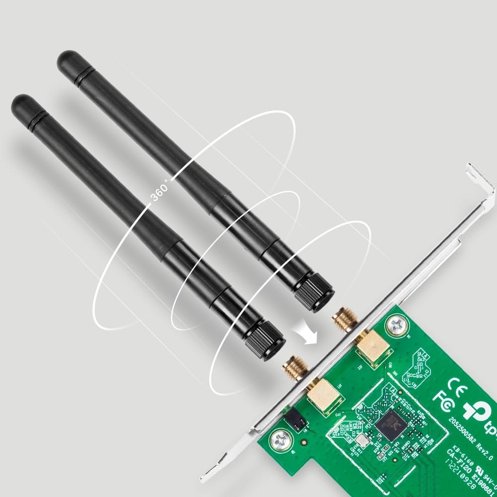 TP-Link TL-WN881ND - محول لاسلكي N PCI Express بسرعة 300 ميجابت في الثانية