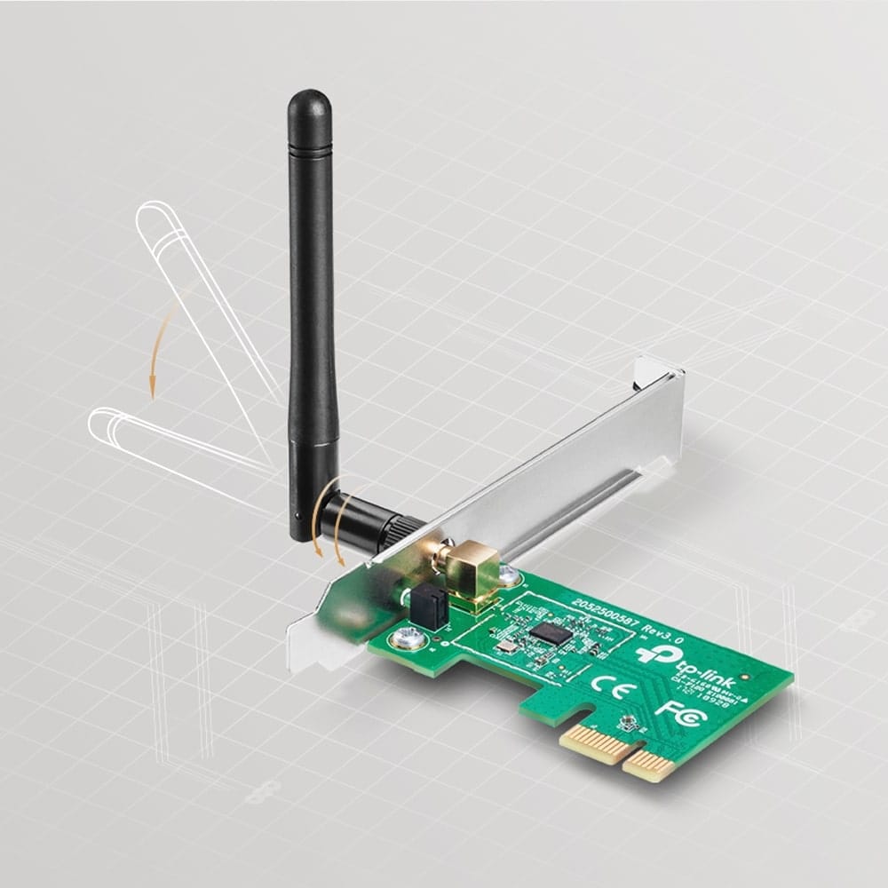 TP-Link TL-WN781ND - محول لاسلكي N PCI Express بسرعة 150 ميجابت في الثانية