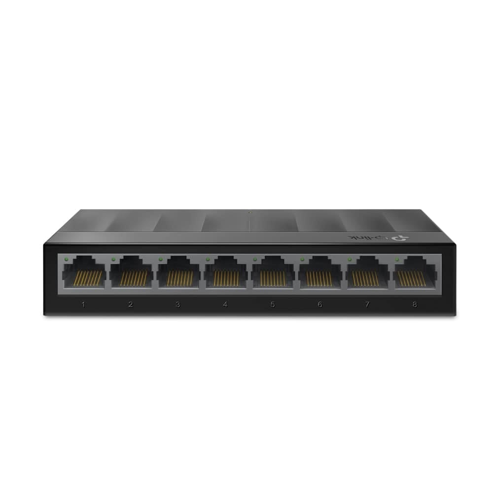 TP-Link LS1008G - مفتاح سطح مكتب 8 منافذ 10/100/1000 ميجابت في الثانية