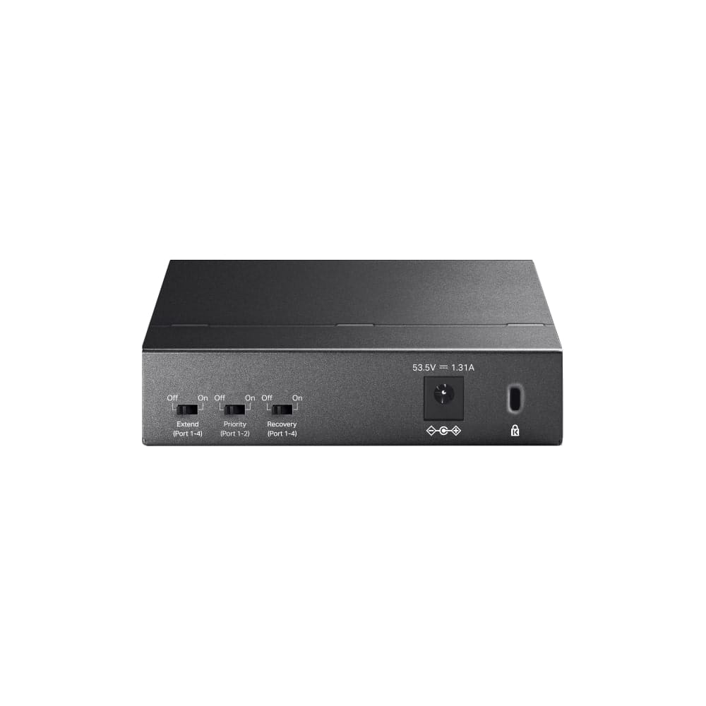 TP-Link TL-SF1005P - مفتاح سطح مكتب بخمسة منافذ بسرعة 10/100 ميجابت في الثانية مع 4 منافذ PoE+