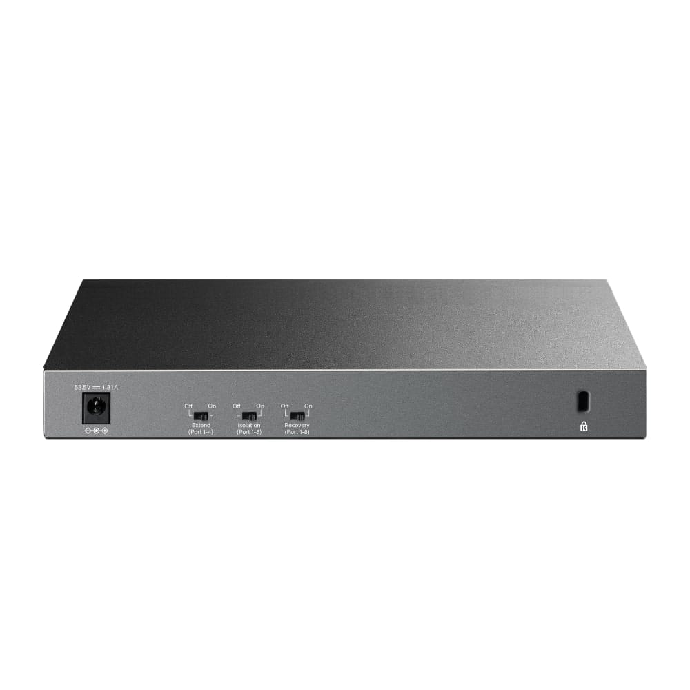 TP-Link LS1210GP - محول سطح مكتب جيجابت بـ 10 منافذ مع 8 منافذ PoE+