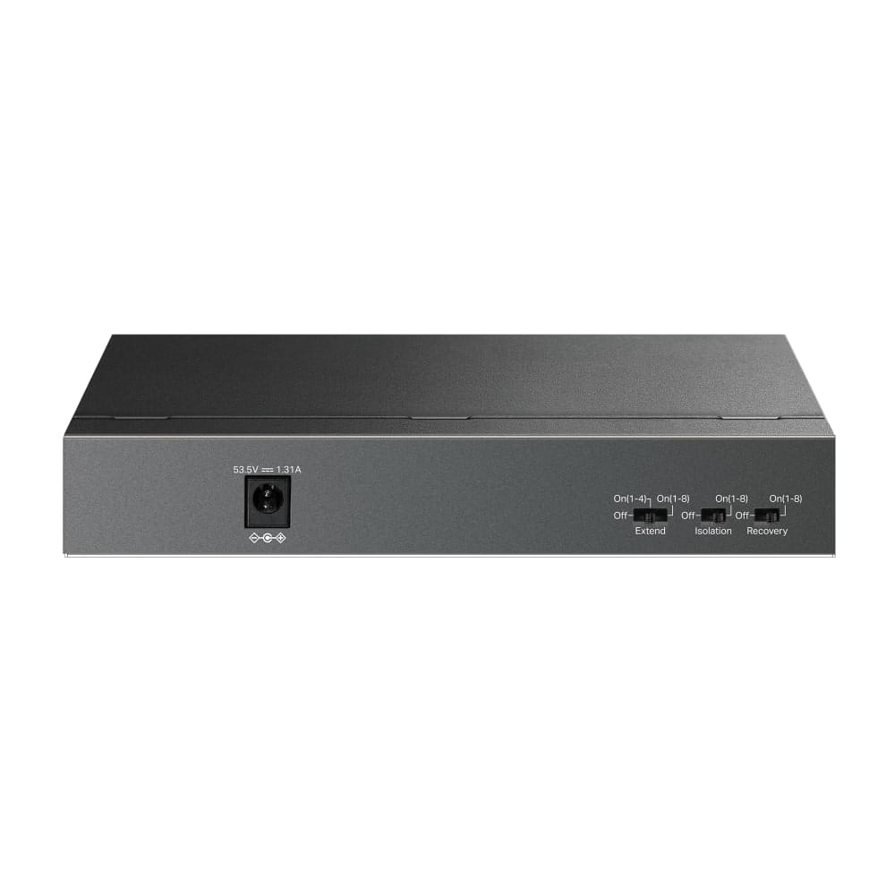 TP-Link LS109P - مفتاح سطح مكتب 9 منافذ 10/100 ميجابت في الثانية مع 8 منافذ PoE+