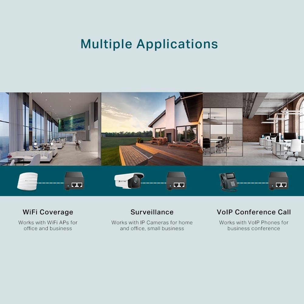 TP-Link TL-POE160S - PoE+ Injector