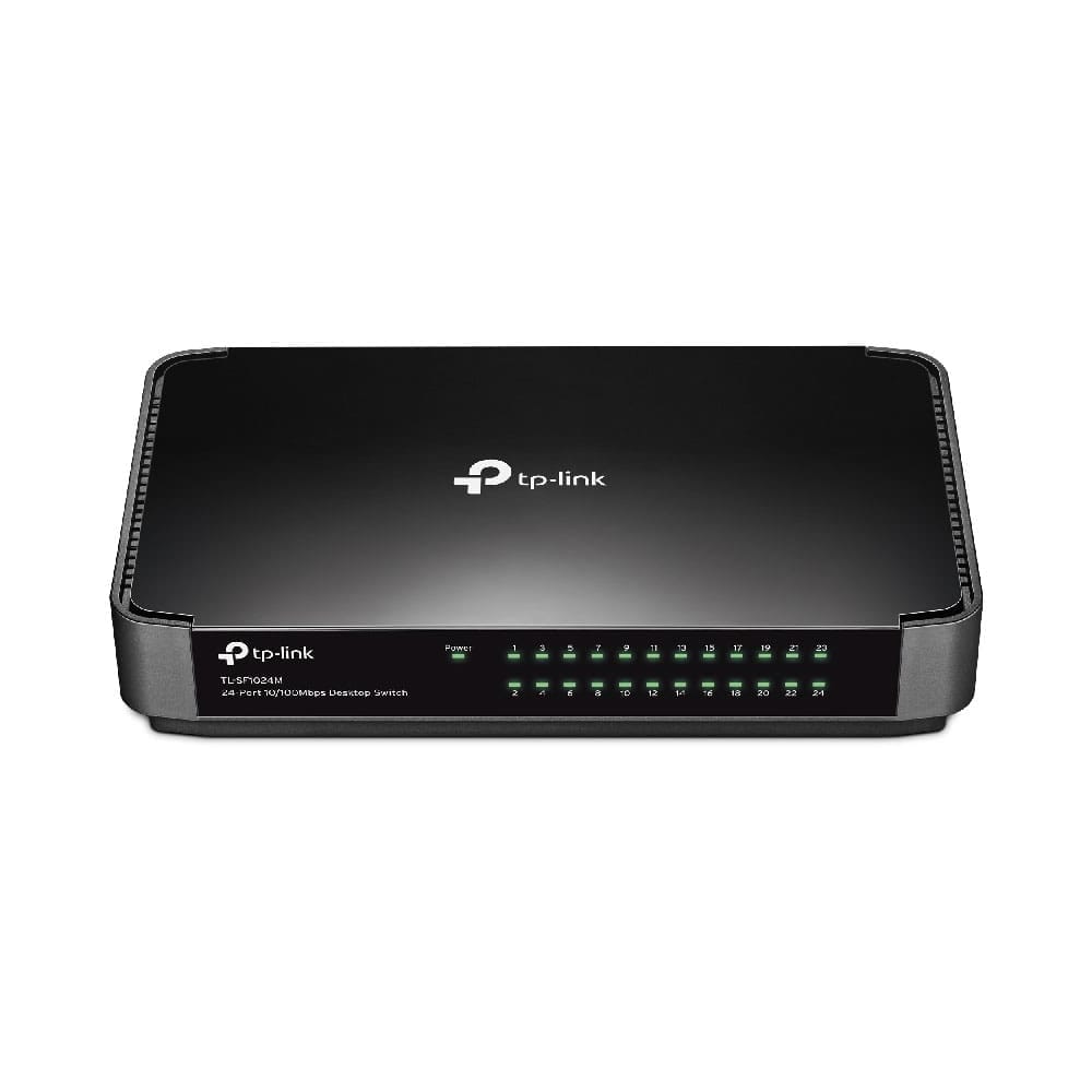 TP-Link TL-SF1024M - مفتاح سطح مكتب 24 منفذًا بسرعة 10/100 ميجابت في الثانية