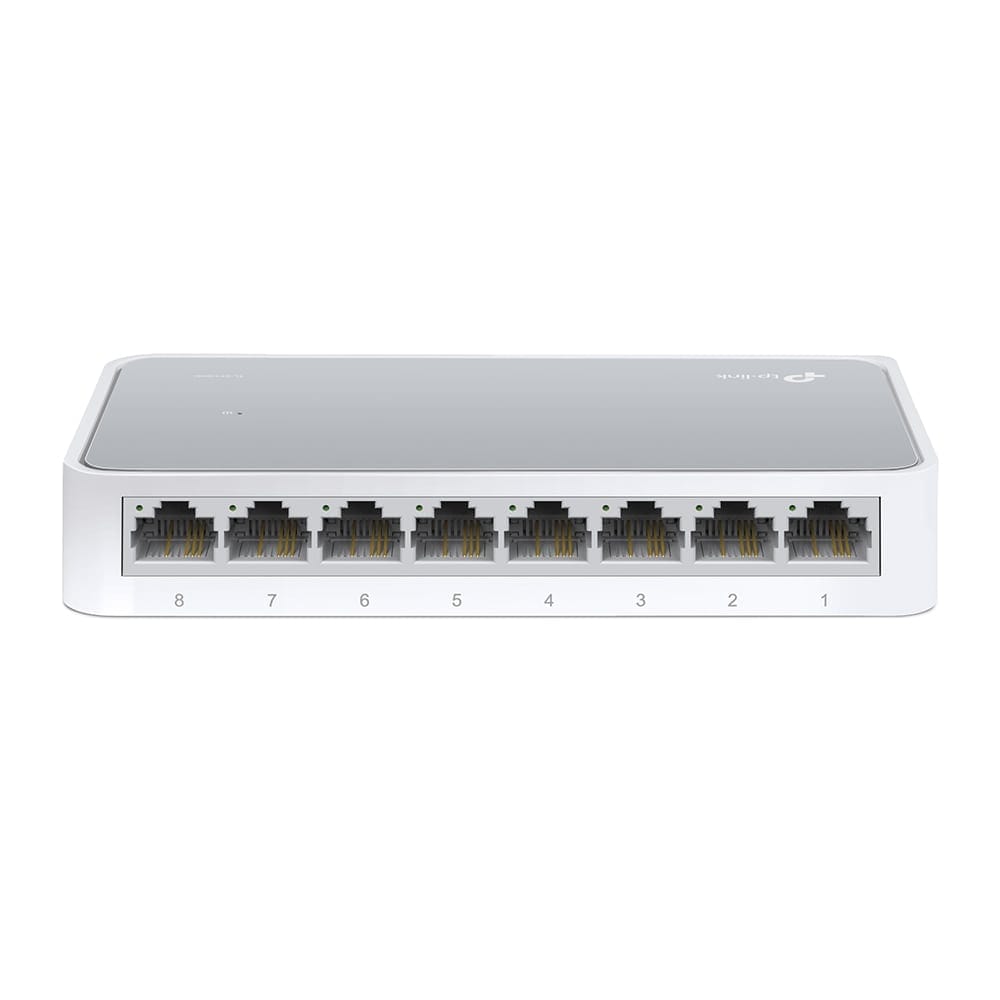 TP-Link TL-SF1008D - مفتاح سطح مكتب 8 منافذ 10/100 ميجابت في الثانية