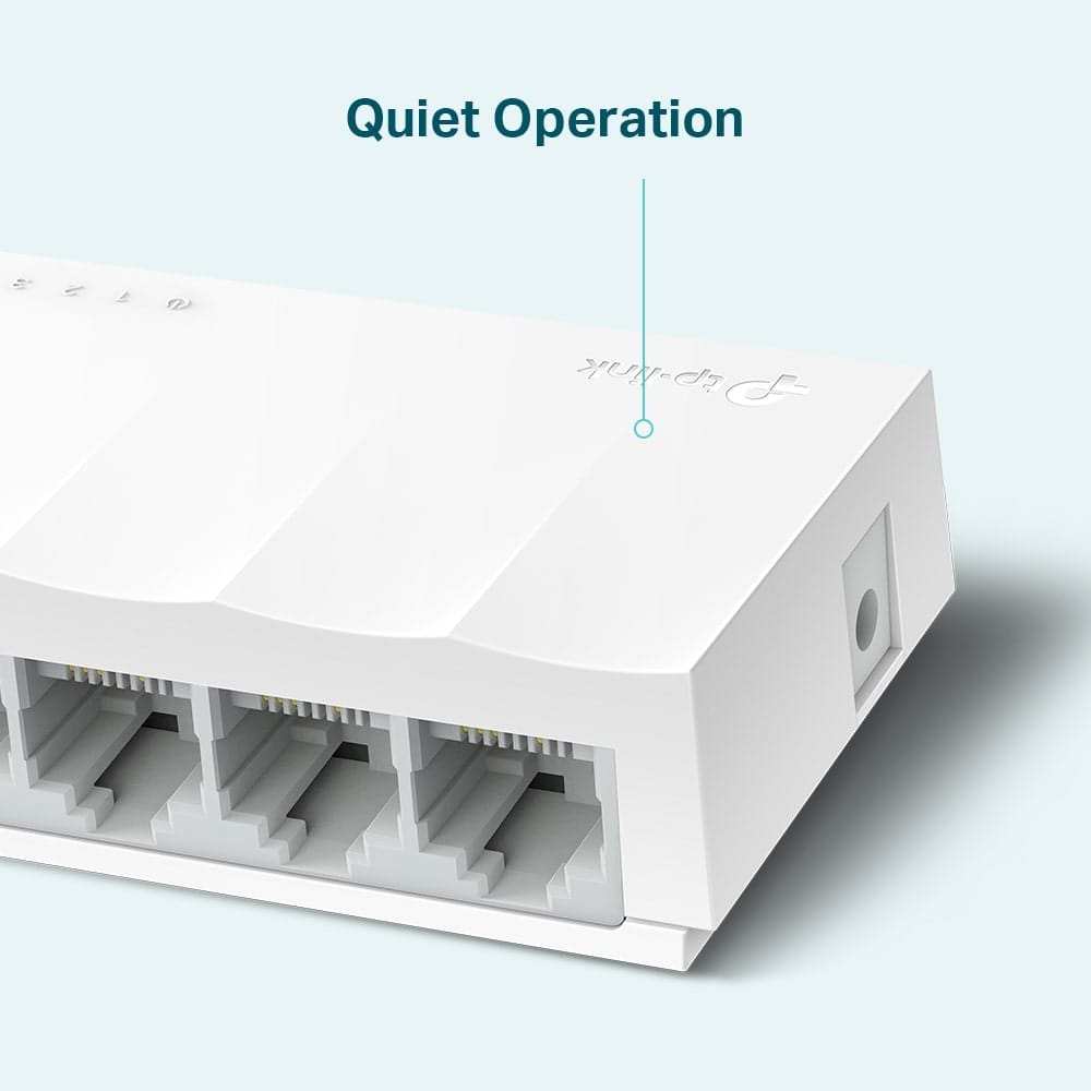 TP-Link LS1005 - مفتاح سطح مكتب بخمسة منافذ بسرعة 10/100 ميجابت في الثانية