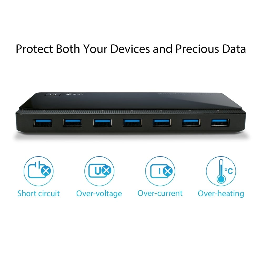 TP-Link UH700 - موزع USB 3.0 بـ 7 منافذ