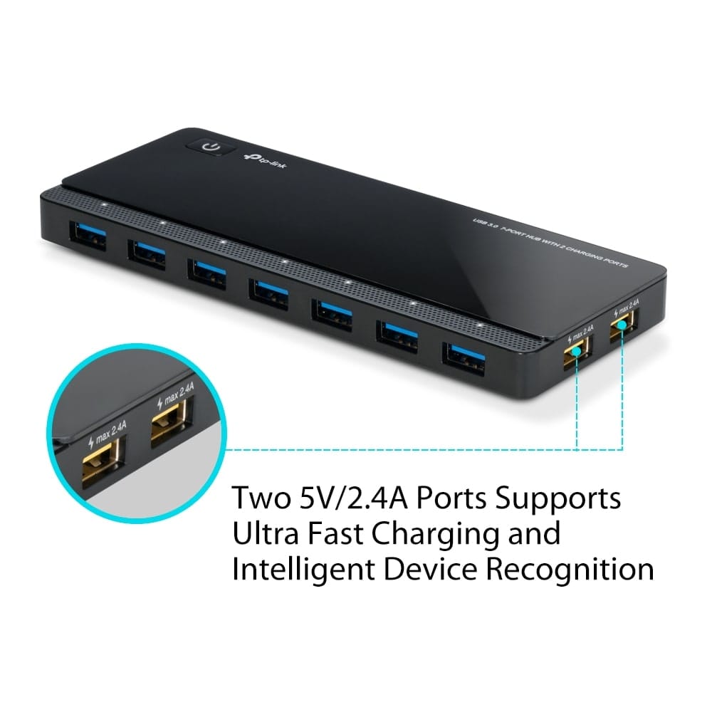 TP-Link UH700 - موزع USB 3.0 بـ 7 منافذ