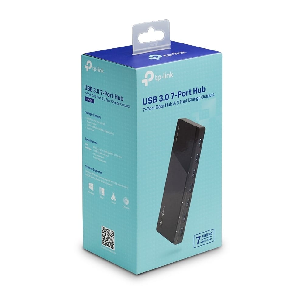 TP-Link UH700 - موزع USB 3.0 بـ 7 منافذ