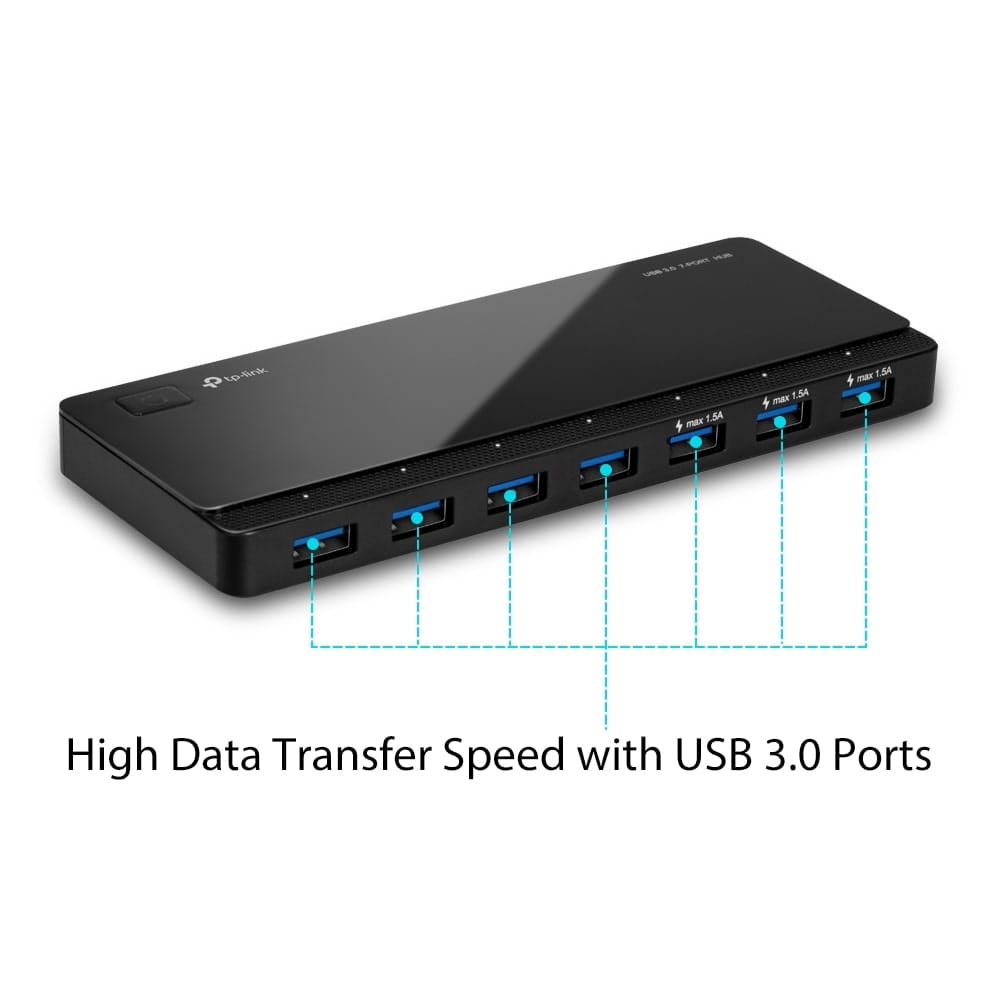 TP-Link UH700 - موزع USB 3.0 بـ 7 منافذ