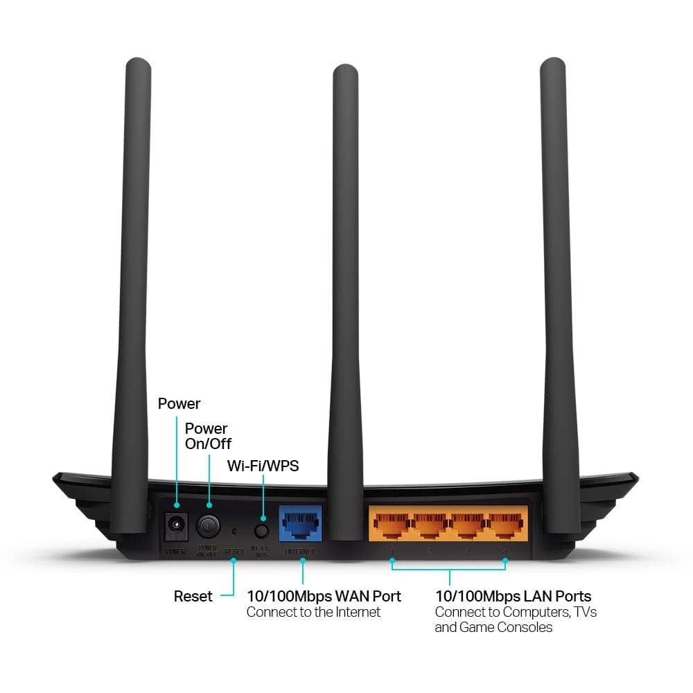 TP-Link TL-WR940N - نقطة وصول/راوتر لاسلكي N بسرعة 450 ميجابت في الثانية