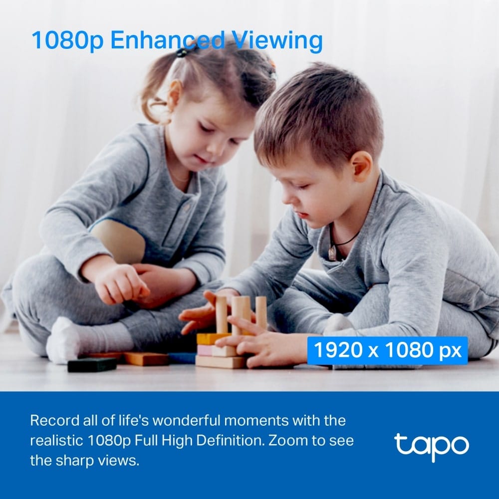 كاميرا أمان منزلية بتقنية Wi-Fi قابلة للتحريك والميل من TP-Link Tapo C200