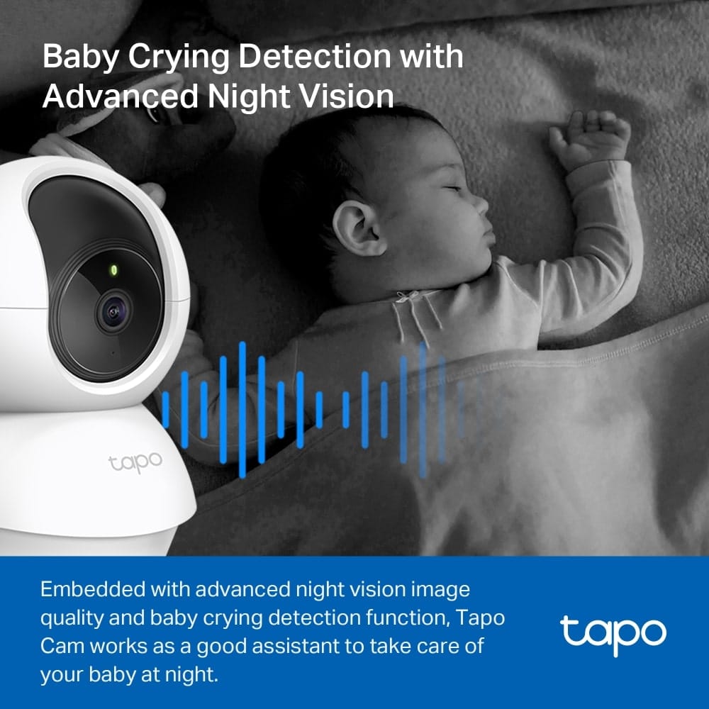 كاميرا مراقبة منزلية Tp-Link Tapo C200C - بان/تيلت