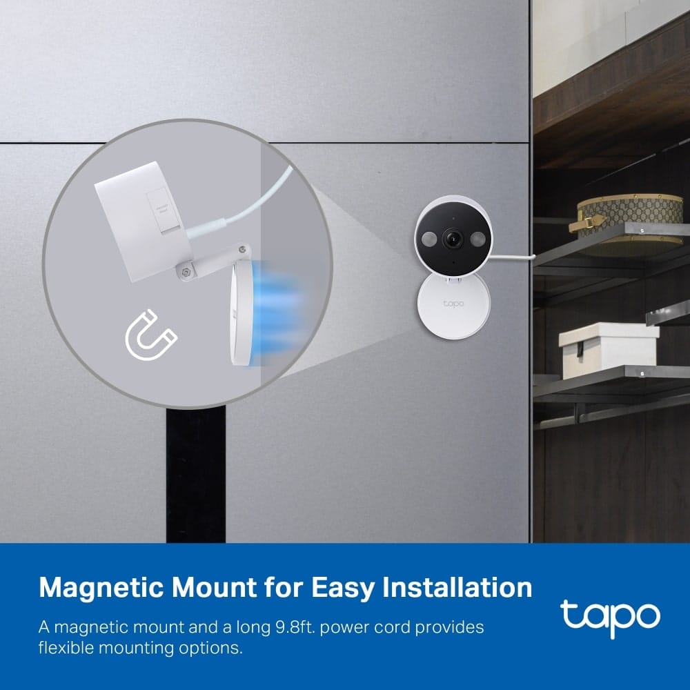 كاميرا مراقبة منزلية TP-Link Tapo C120 - داخلية/خارجية مزودة بتقنية Wi-Fi