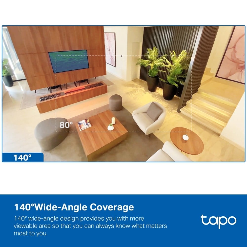 كاميرا TP-Link Tapo C125 - كاميرا أمان منزلية بتقنية الذكاء الاصطناعي وواي فاي
