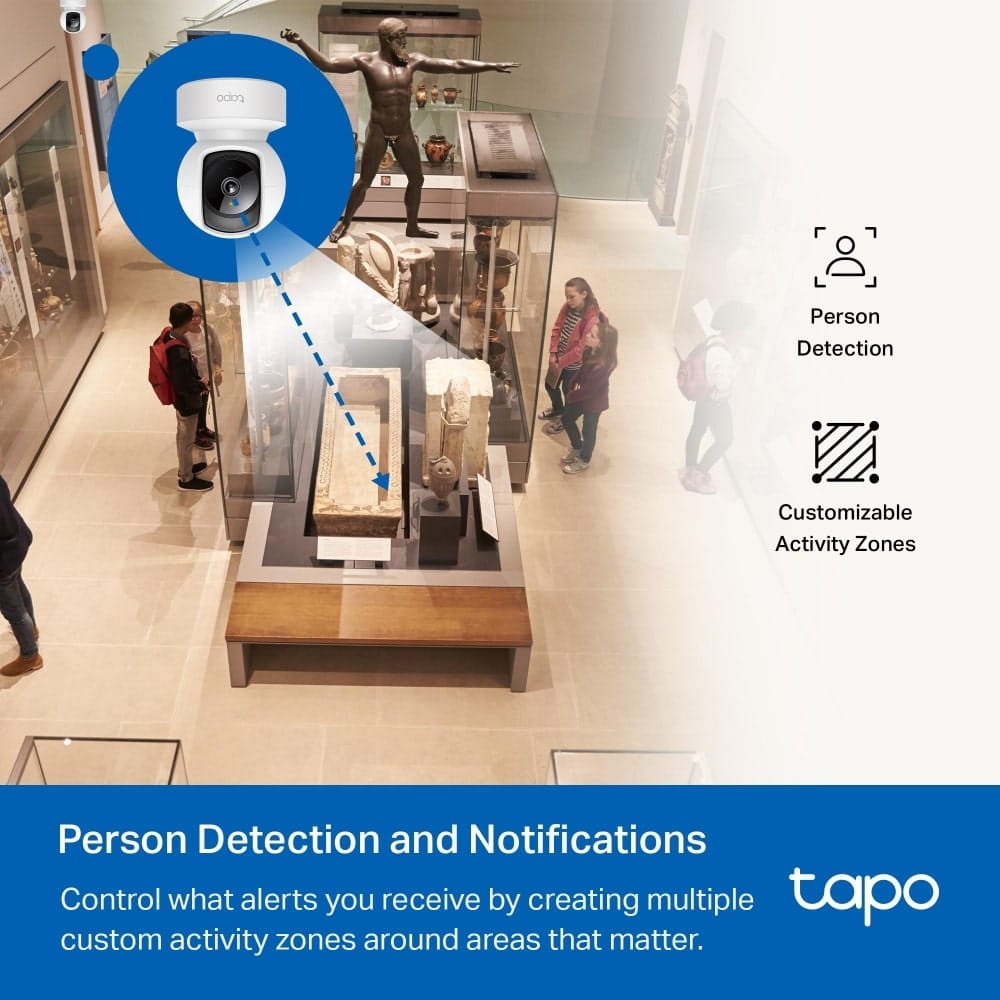 كاميرا مراقبة منزلية TP-Link Tapo C202 - بان/تيلت