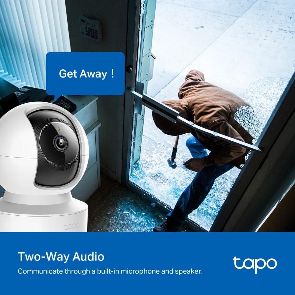 كاميرا أمان منزلية بتقنية Wi-Fi بتقنية Pan/Tilt Ai من TP-Link Tapo C222