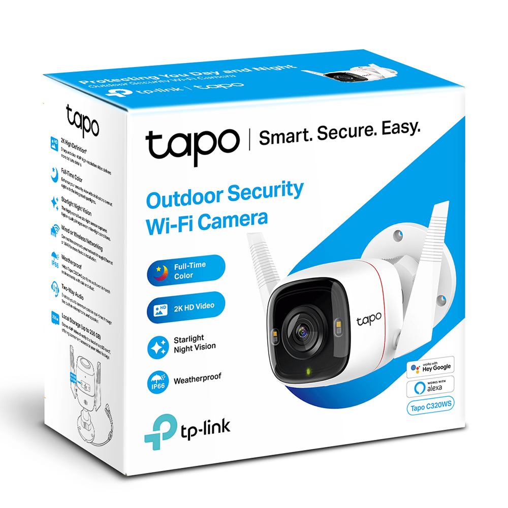 كاميرا مراقبة خارجية بتقنية واي فاي من TP-Link Tapo C320WS