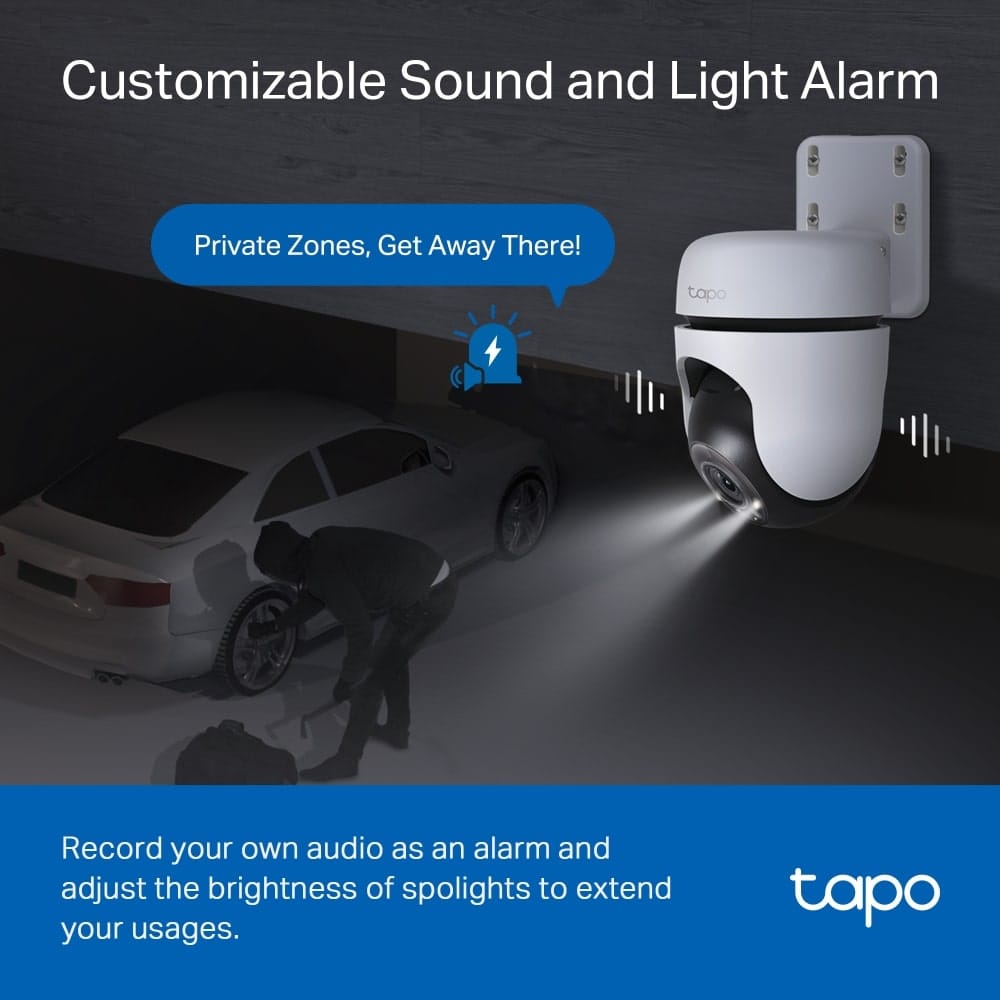 TP-Link Tapo C510W - كاميرا أمان خارجية متحركة مزودة بتقنية Wi-Fi