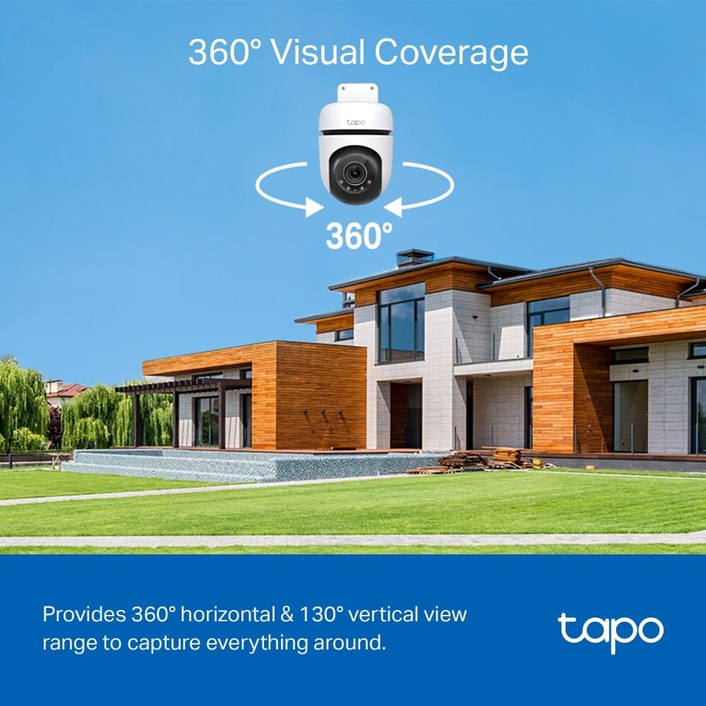 TP-Link Tapo C510W - كاميرا أمان خارجية متحركة مزودة بتقنية Wi-Fi