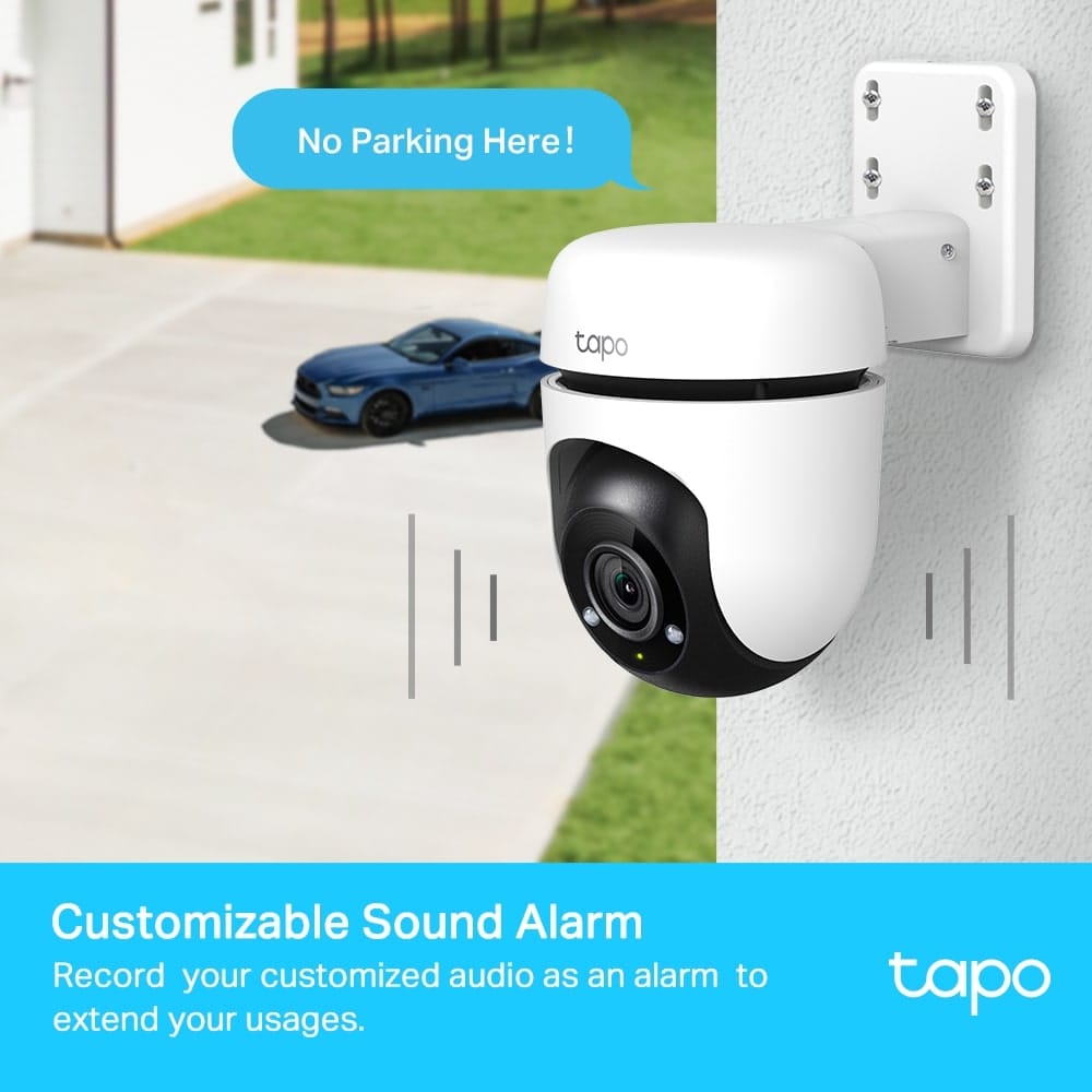 كاميرا TP-Link Tapo C500 الخارجية - كاميرا أمان لاسلكية قابلة للتحريك والإمالة